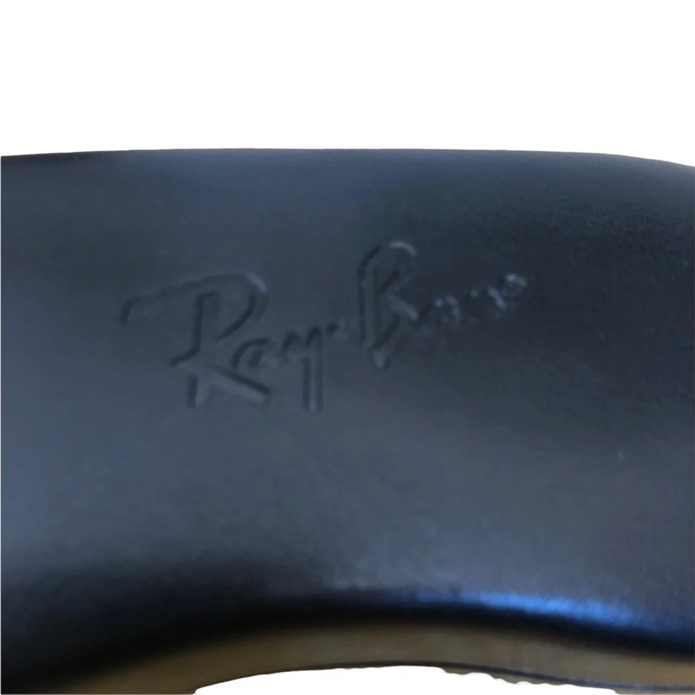 Ray Ban Black Sunglass Case Hard Lined VGC Summer Protect
